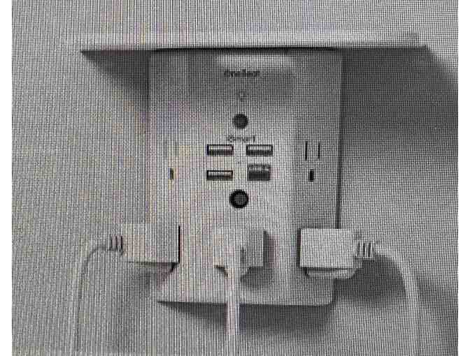 Bluetooth Headphones, Wireless Charging Station, Multi Plug Outlets, Wall Outlet Extender - Photo 3