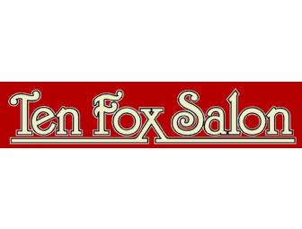 $25 Ten Fox Salon Gift Certificate + Chi Olive Spritz and Shampoo