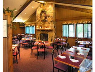 1 Night's Lodging & dinner for 2 at Foggy Mountain Lodge and Restaurant
