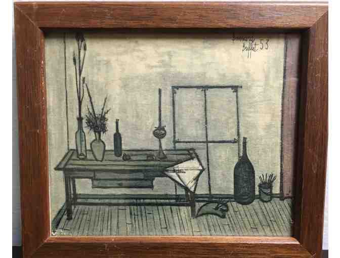 Pair of Still Lives by French Expressionist Bernard Buffet