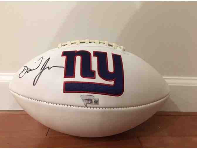 Daniel Jones NY Giants autographed Football