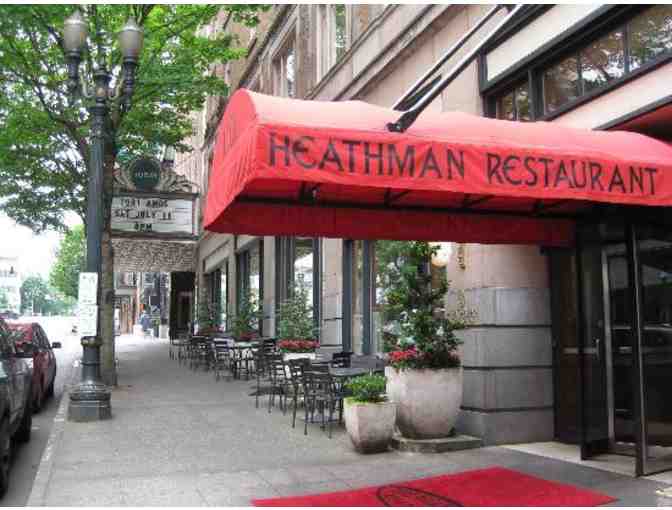 Heathman Restaurant 'Tea for Two' Certificate