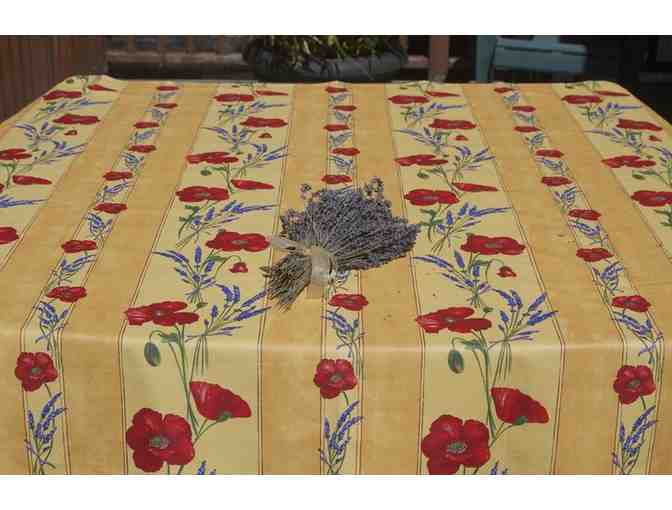 Gorgeous, Practical Tablecloth from Provence