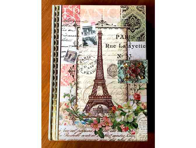 Decorator Pillow and Journal with French Themes