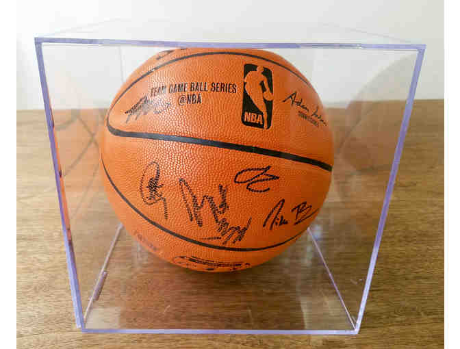 Golden State Warriors Autographed Basketball - Signed By The 2017 Team!