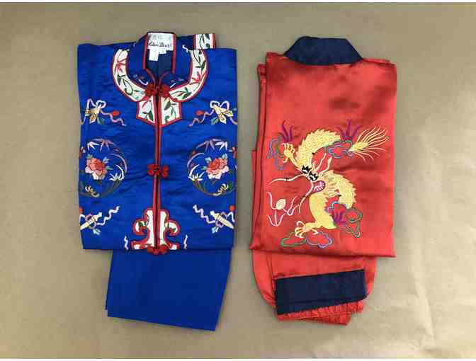 2 Silk Chinese children's pajamas