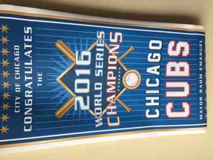 Official Chicago City Hall Cubs Banner