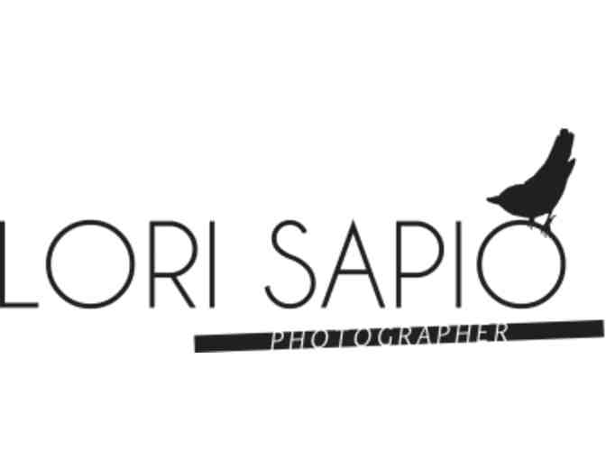 Lori Sapio Photography- One hour photo shoot plus 12 edited digital images with rights