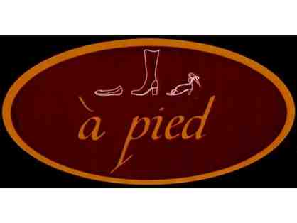 A Pied Shoe Boutique- $100 gift certificate