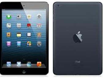 iPad Mini w/ Red iPad Mini Smart Cover - Photo 1
