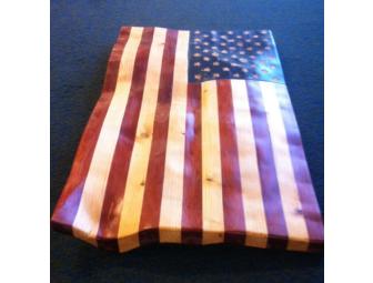United States Flag, Red Cedar and Pine