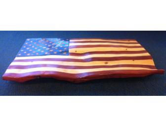 United States Flag, Red Cedar and Pine