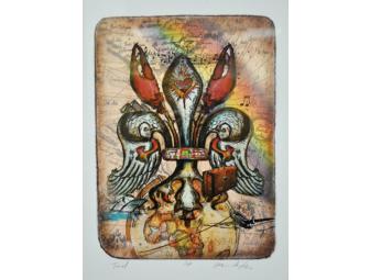 Candice Alexander Fleur de Lis Travel Print