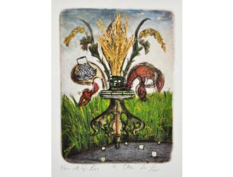 Candice Alexander Fleur de Lis Rice Print