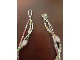 20 inch Pink Bead Necklace