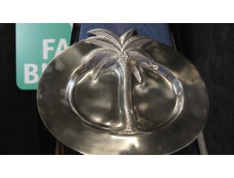 Large Palmetto Serving Tray