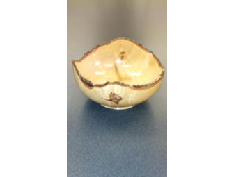 12 Inch Hand Carved Maple Bowl by Jackie Smith