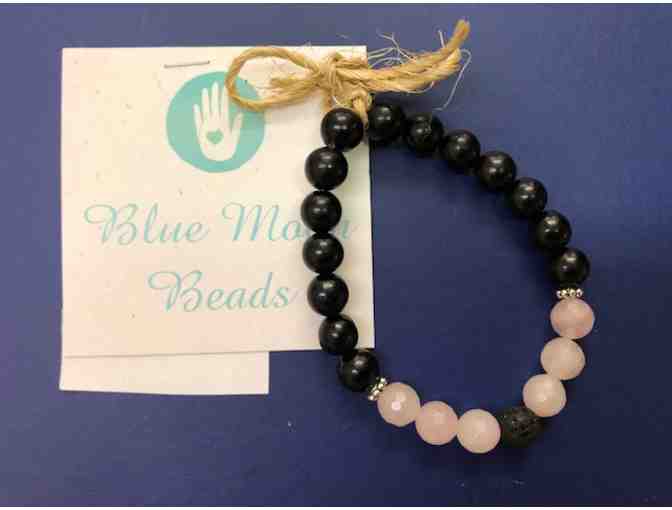 Blue Moon Beads - bracelet - Rose Quartz