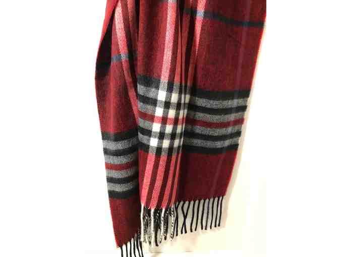 Red Plaid Scarf