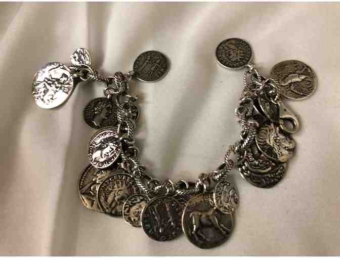 Silpada Silver Coin bracelet