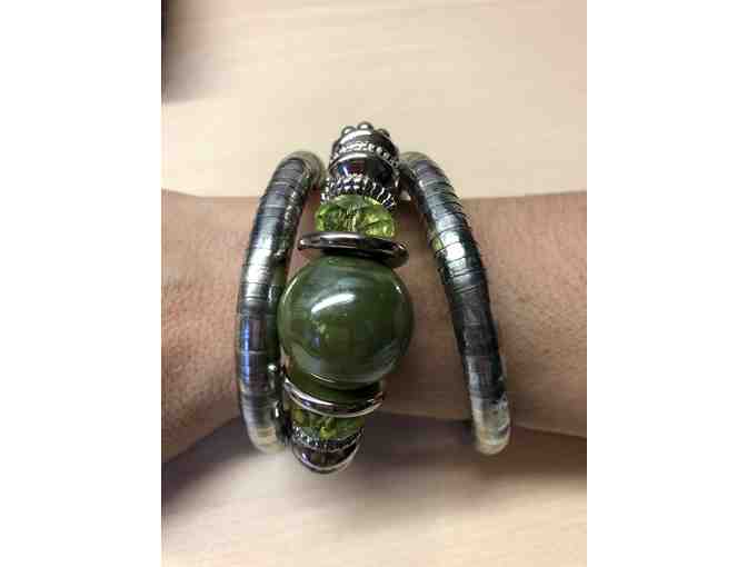 Green wrap bracelet
