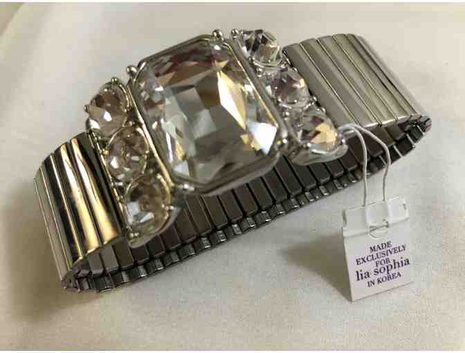Silver and Bling Lia Sopia expandable bracelet