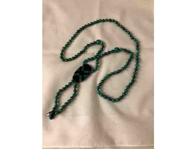 Green and Black Necklace