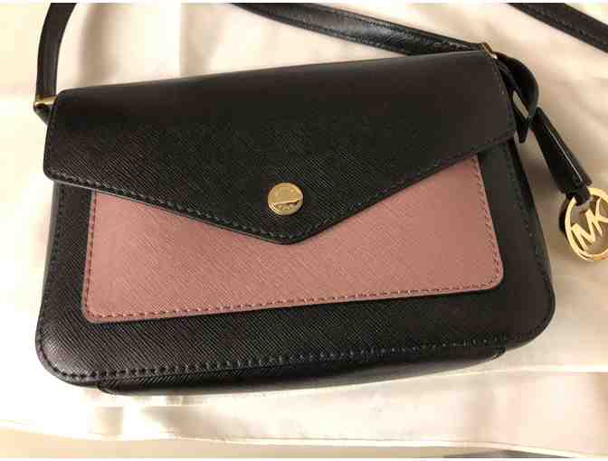 Michael Kors Black and brown shoulder purse