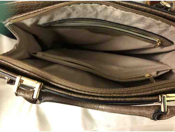 Large Brown - hand or shoulder strap purse