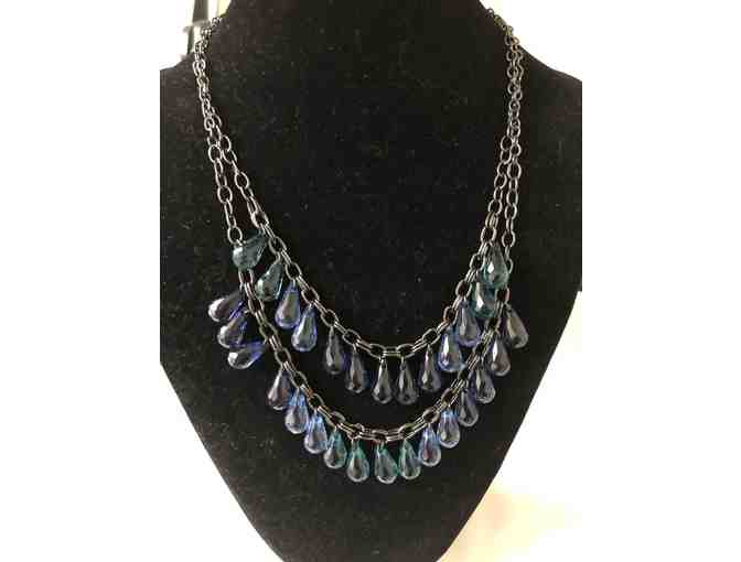 Blue/Green Bead Necklace