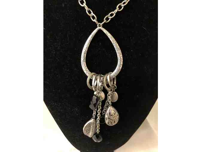 Silver-tone Decorative Necklace