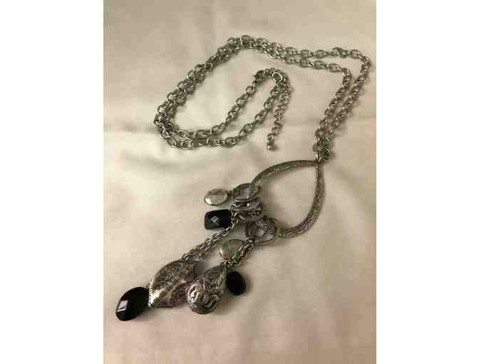 Silver-tone Decorative Necklace