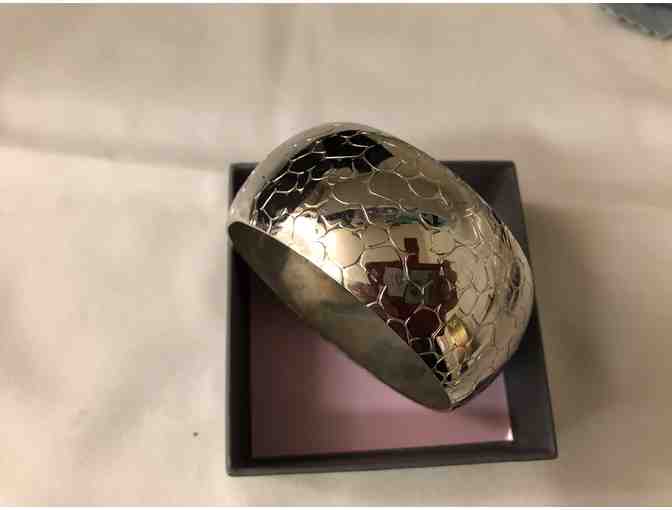 Silver Toned Cuff Bracelet