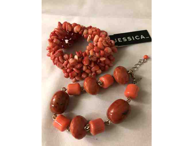 Beautiful Coral Coloured Bracelets