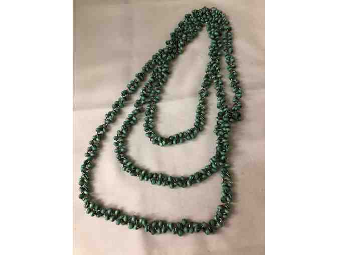 Lovely Green Beaded Necklace