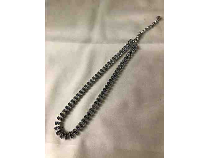 Stunning Blue Bling Necklace