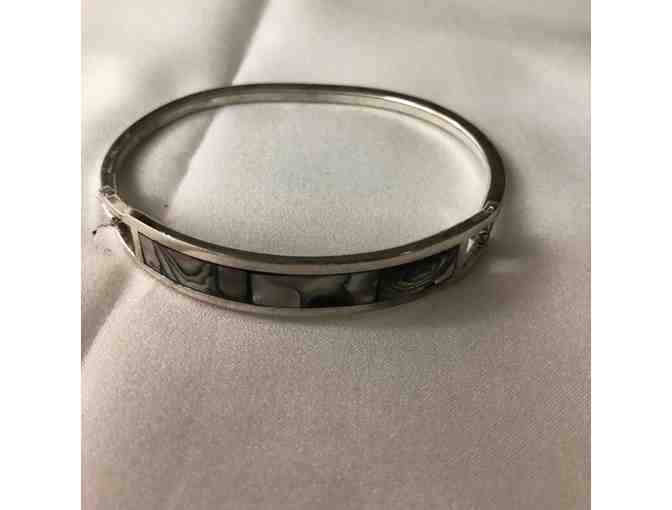 Abalone/silver Bracelet
