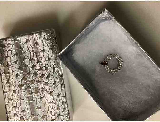 Beautiful Zirconia and Ruby stone pendant