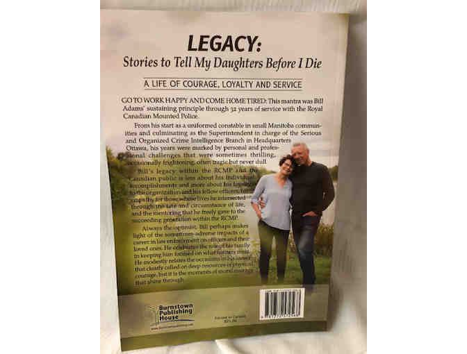 Legacy - Stories to Tell My Daughters Before I Die by Author Bill Adams