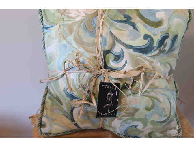 Darrell Thomas Textiles - Two Decorator Pillows - 100% Cotton