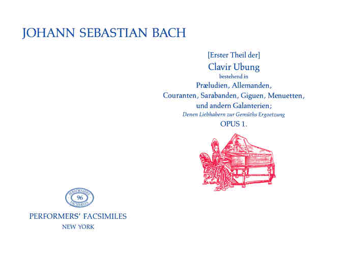 J.S. Bach: Clavierubung (4 vols.)