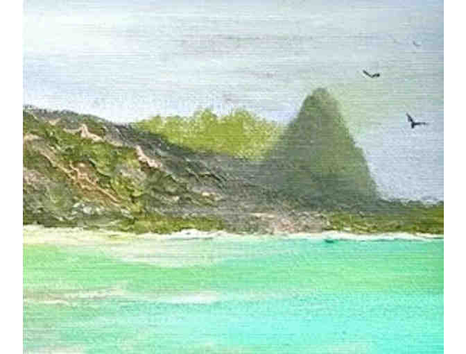 'Tranquil Waters' original oil painting by Sandra Ambrose, Kauai