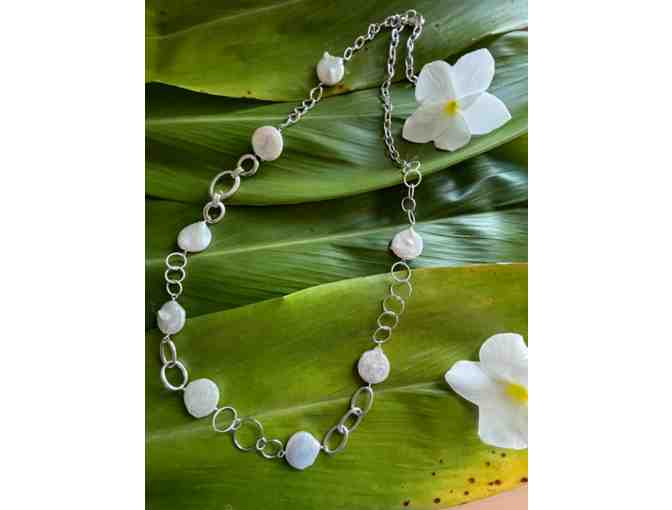 Hawaiian Trading Post Coin Pearl Necklace