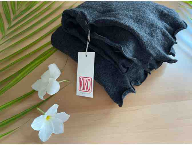 Cozy Charcoal Poncho from Kiko Simple Goods