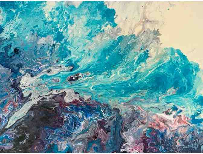 'Ocean Waves' Original by Sabina Kwan Hudson, Kauai