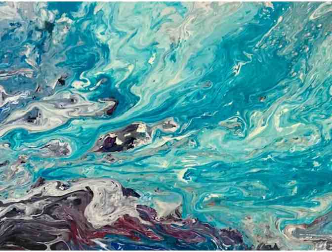 'Ocean Waves' Original by Sabina Kwan Hudson, Kauai