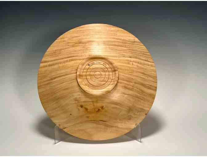 'Golden Glow' Rare Primavera Wood Platter by Ray Nitta, Kauai