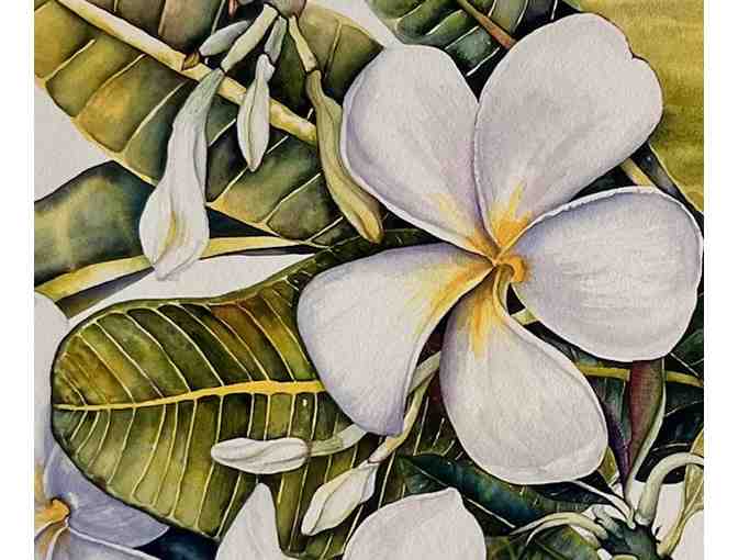 'Plumeria Waltz' Giclee by Sheree Latif, Kauai