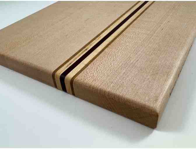 Maple Cutting Board 2 with Koa Strings by Keith Arakaki, Kauai