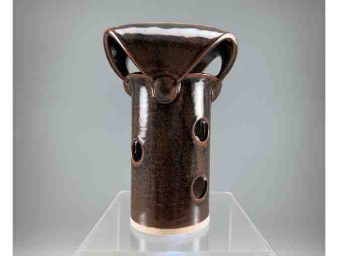 Ceramic Lantern - Brown By Ron Hanatani